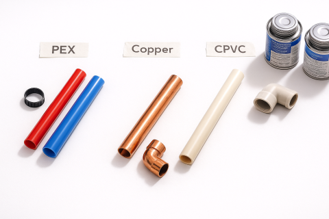 PEX vs. Copper vs. CPVC: When to Use What (+ Fittings Cheat Sheet)